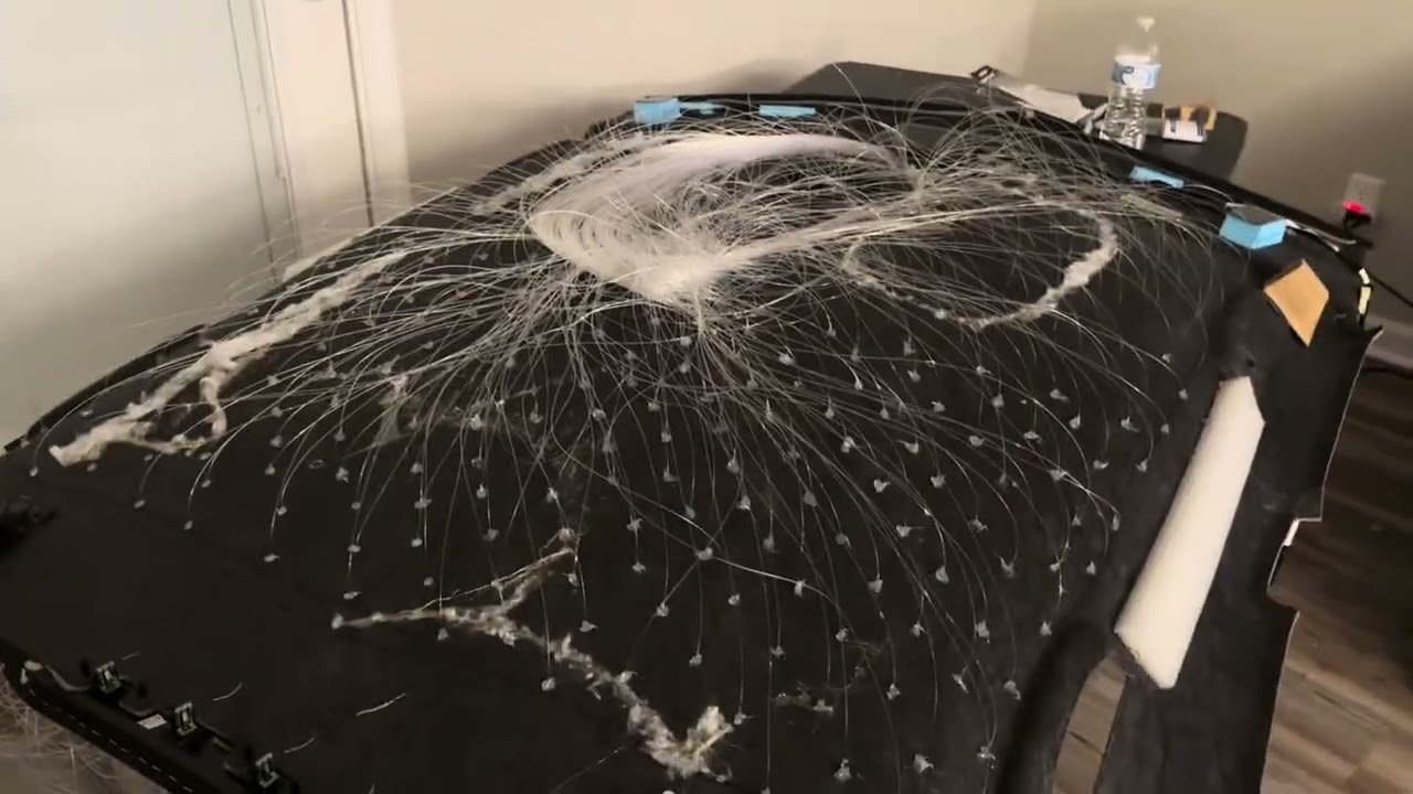 Cammed Police Charger gets star light headliner and scat pack seats!