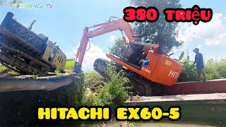 xứng đồng tiền khi bỏ ra 380 triệu để sở hữu chiếc xe cuốc hitachi ex605 này