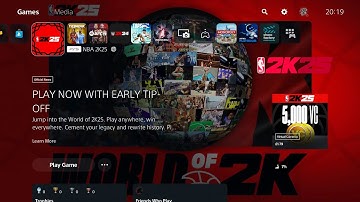 NBA 2K25 - Start Up Screen + FULL MENU Walkthrough (PS5)