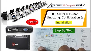 Thin Client Enter Fl200 Installation