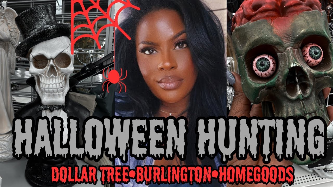 HALLOWEEN HUNTING• New Dollar Tree Items•Burlington•HomeGoods