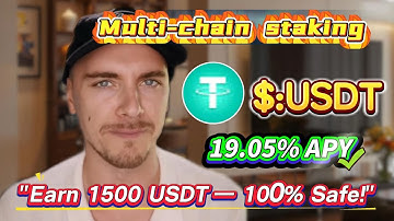 No Knowledge? Earn 19.05% Annual Yield with USDT Staking! Easy No-Risk!