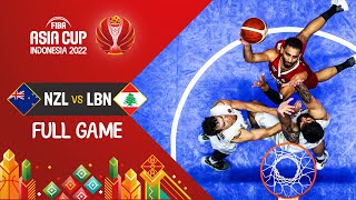 New Zealand 🇳🇿 - Lebanon 🇱🇧 | Basketball Full Game
