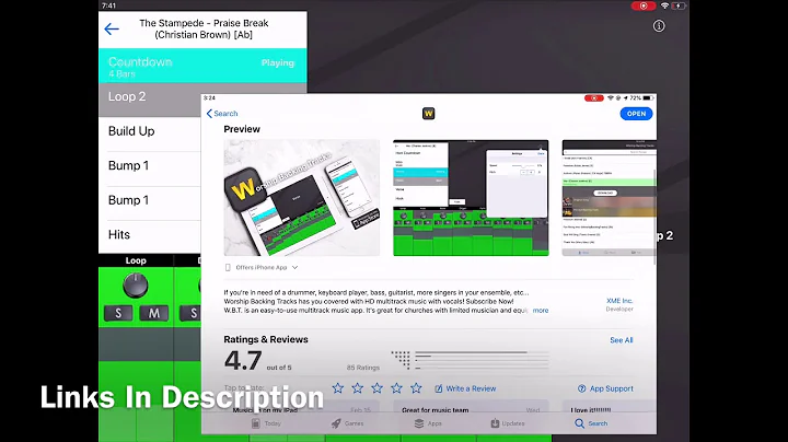 The Stampede - Praise Break (Christian Brown) Worship Backing Tracks App Preview