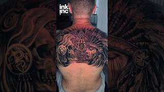 Skull, Warrior, and Aztec Calendar – Ultimate Backpiece #shorts