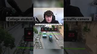 College student tests his luck on the traffic camera game 😭 #kickstreaming
