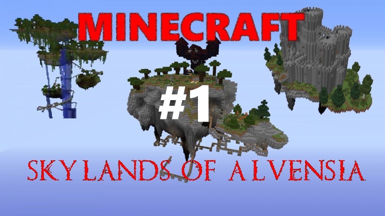 Minecraft Custom Map: Skylands of Alvensia #1 - YouTube
