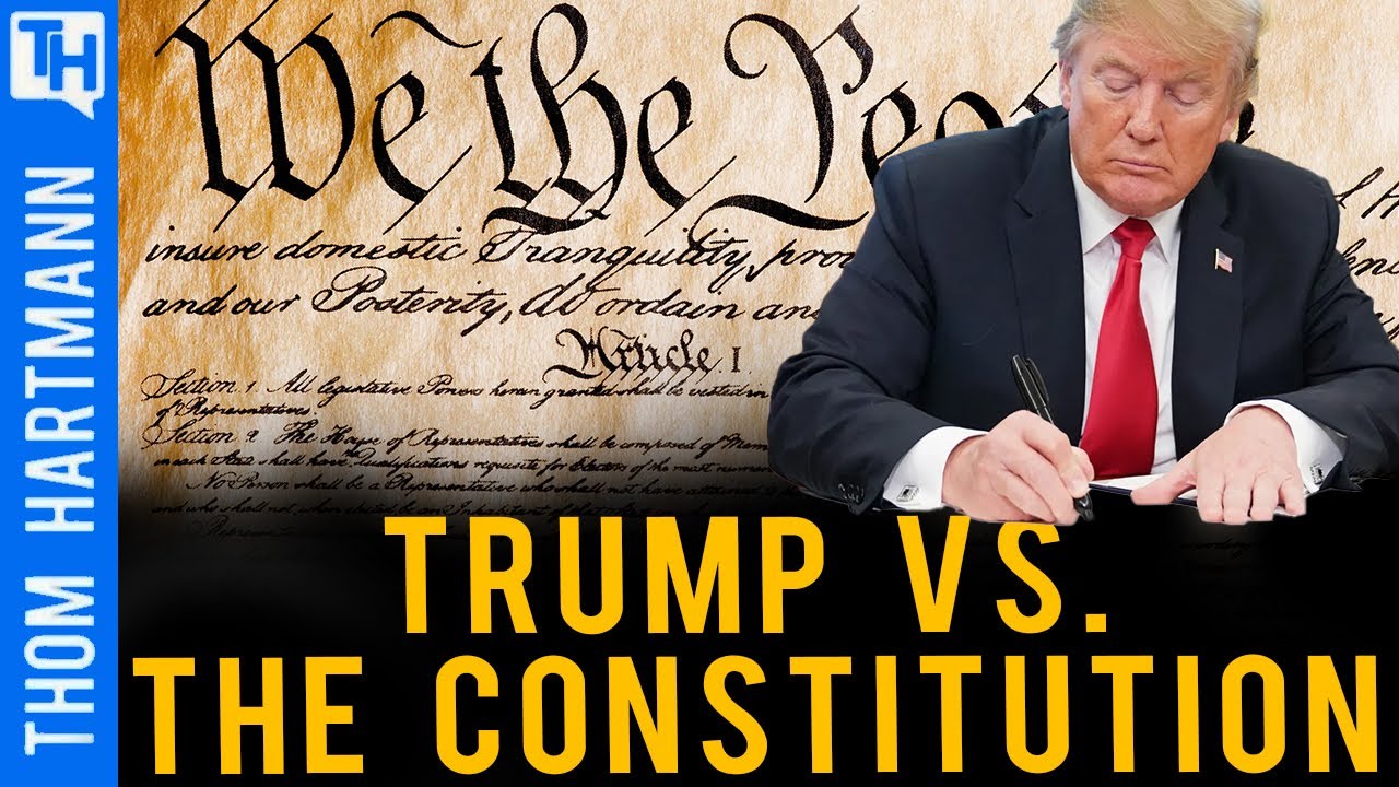 Trump's Dangerous Rewrite Of America's Constitution Can Take All of Your Rights Away