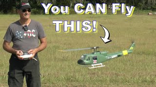 Anyone can fly the FLY WING UH 1 HUEY from MOTIONRC