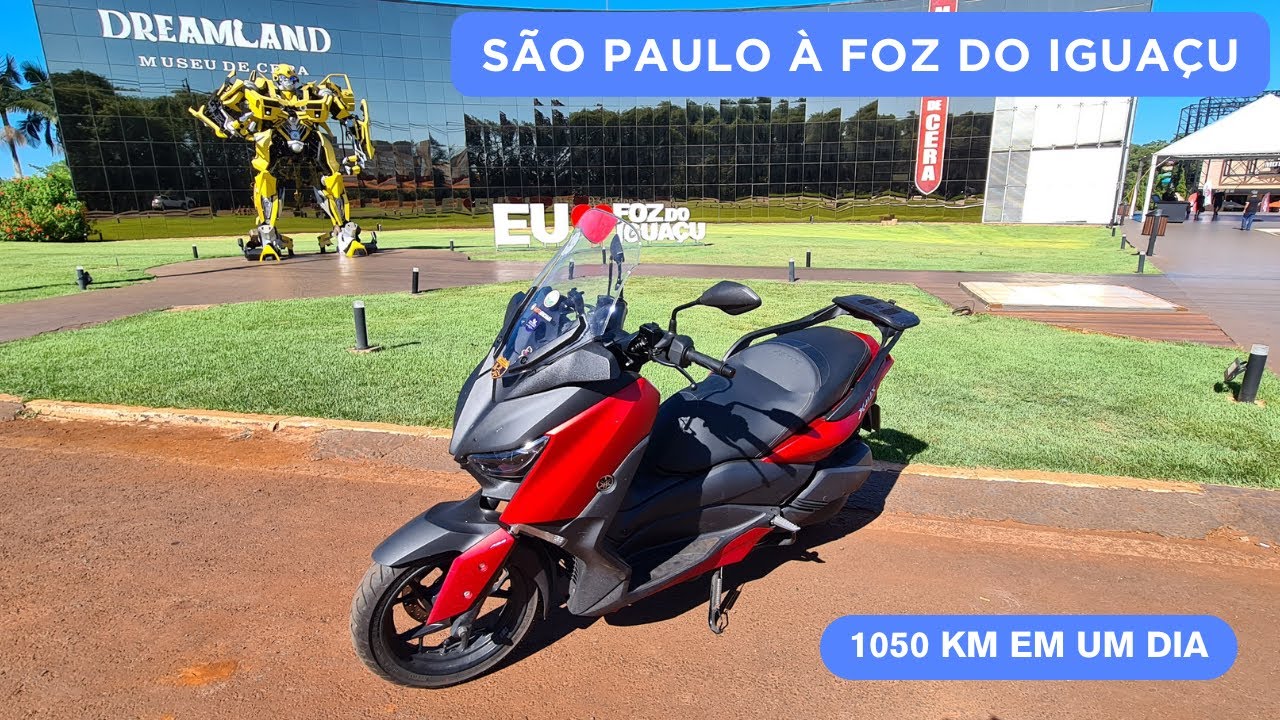 São Paulo a Foz do Iguaçu de Xmax 250 - 2156 km de muita diversão. Deslocamento completo! EP 01
