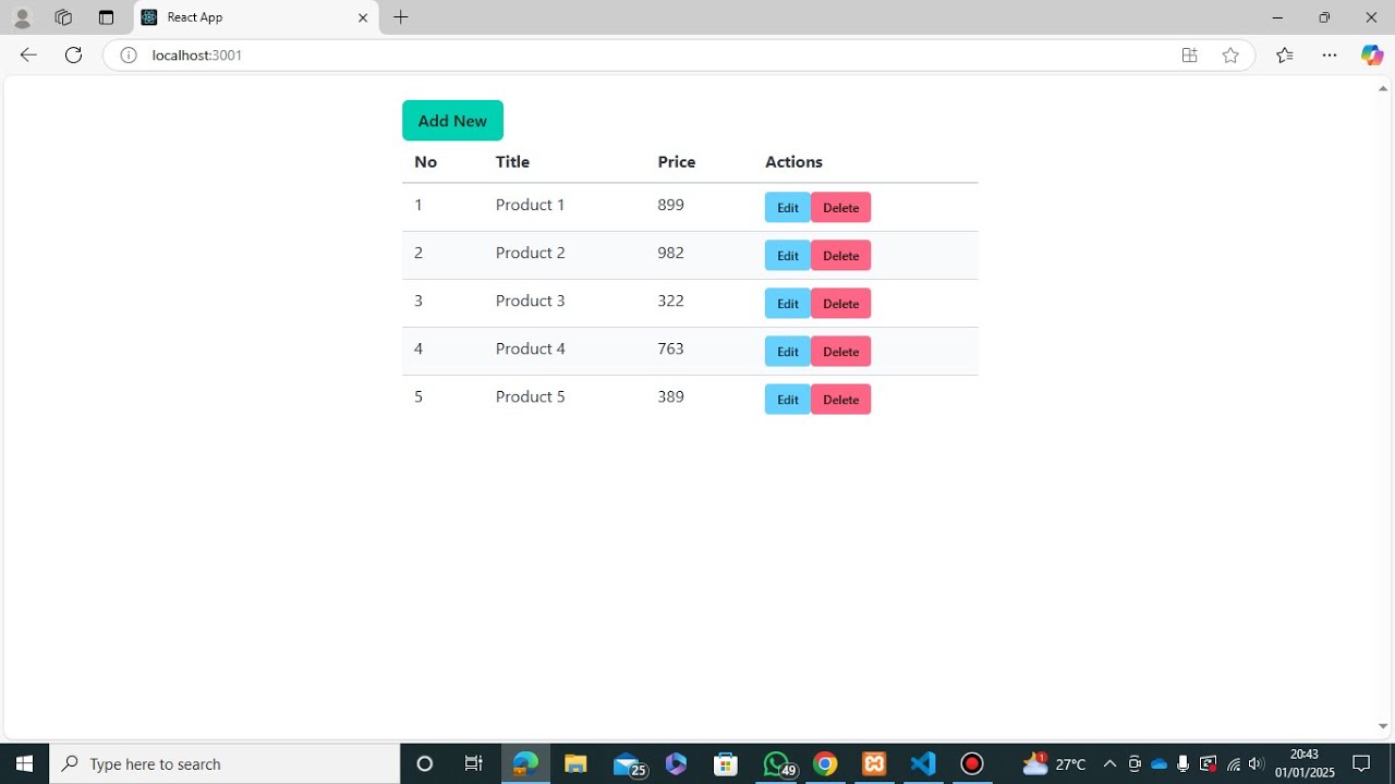 Rekayasa Web - Project Fullstack 1 (Dasar ReactJS) - YouTube