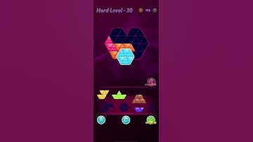 Block!Triangle puzzle:Tangram⬅️Hard Level 30 Mania5