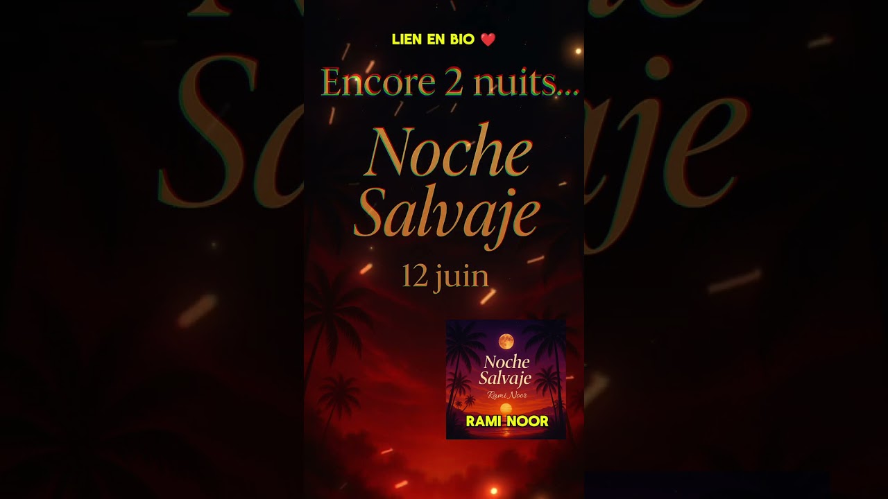 Watch Encore 2 nuits… 🌙✨ Noche Salvaje - 12 juin ❤️ on YouTube Watch Encore 2 nuits… 🌙✨ Noche Salvaje - 12 juin ❤️ on YouTube