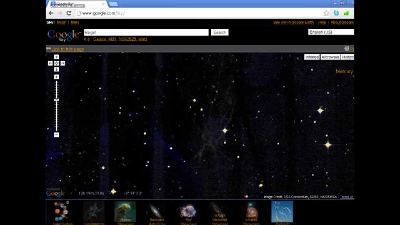 Nibiru on google sky and a UFO