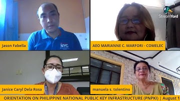 ORIENTATION ON PNPKI APPLICATION