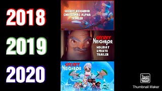 Secret Neighbor Evolution (all trailers)