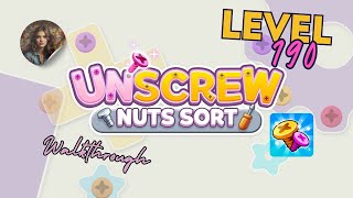 Unscrew Nuts Sort: Pin Puzzle Level 190