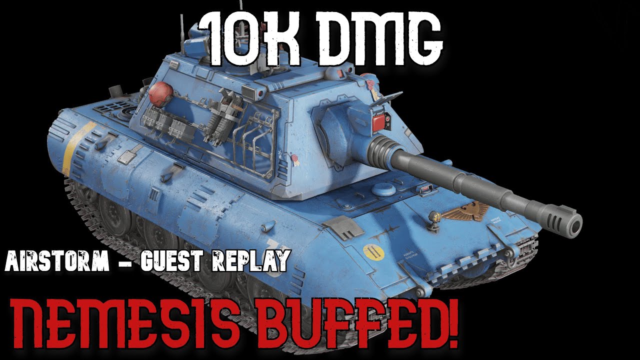 A Buffed Nemesis 10K Damage AirStorm Guest Replay WoT Console