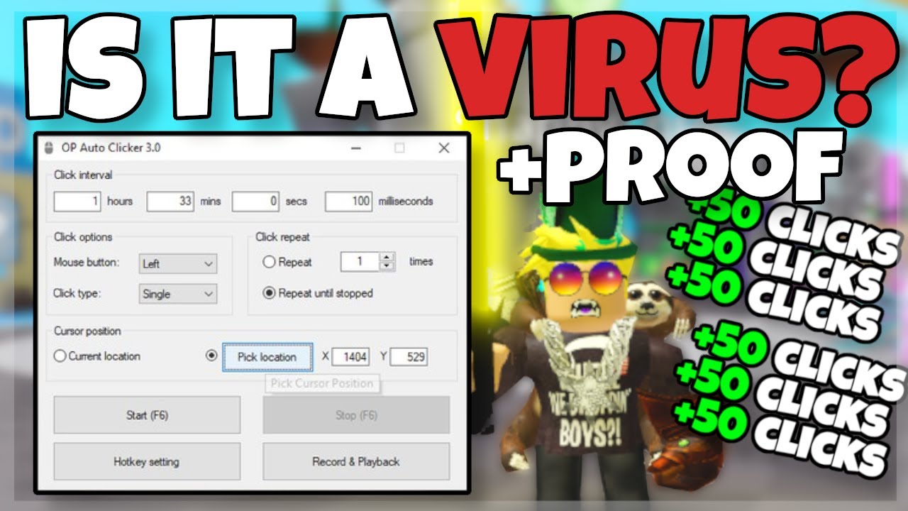 HOW TO GET THE *FASTEST* AUTO CLICKER in Roblox 2023 