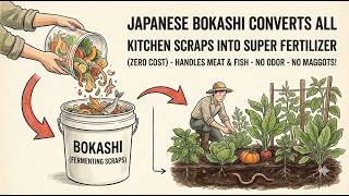 Information 100x Better Than Cow Manure! Zero-Cost Bokashi Kitchen Waste Composting That Never Smells ! Update