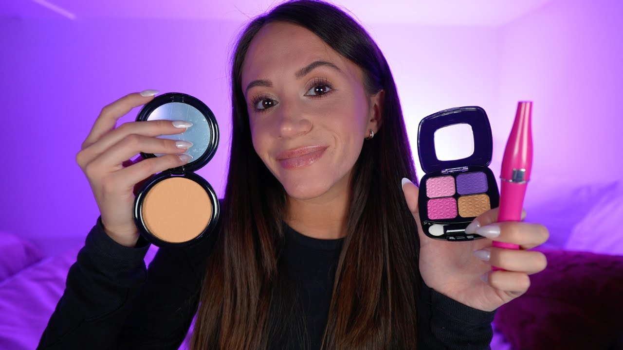 ASMR / Doing Your Plastic Makeup 💕(lofi makeup roleplay)