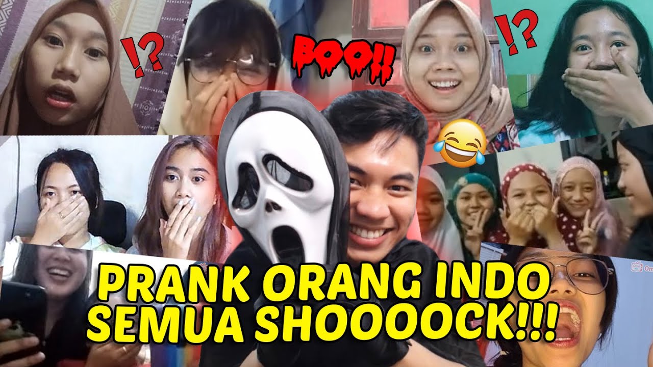 Mereka Ga Nyangka Di Balek Topeng Serem Ini Akuuu !!!! SEMUA KAGET !!  - Ome.TV Nasional