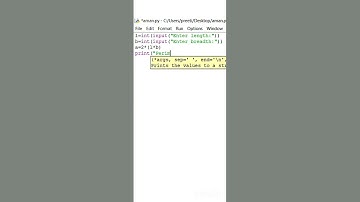 code - Perimeter of rectangle #coding #python