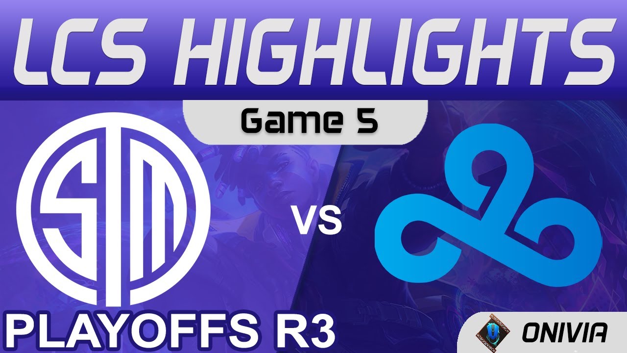 TSM vs C9 Highlights Game 5 Round3 LCS Summer Playoffs 2021 Team SoloMid vs Cloud9 by Onivia