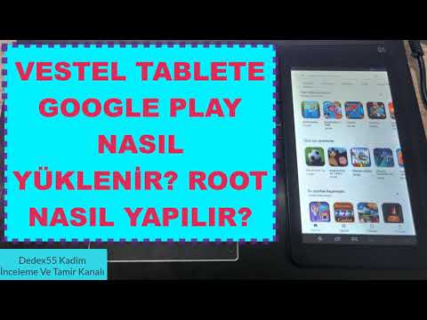 Vestel Tablete Google Play Market Nasıl Yüklenir