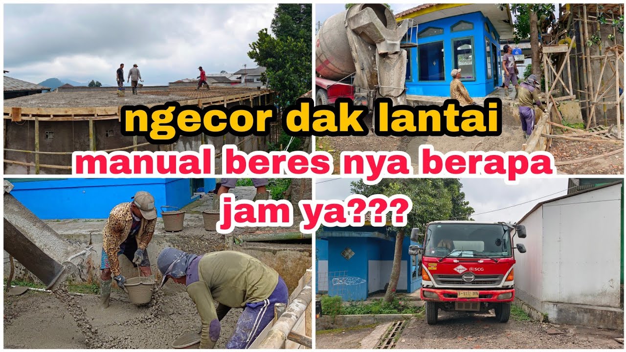 readymix concrete mixer cor dak lantai manual scg jayamix