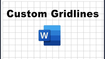 how to add custom gridlines in Microsoft word