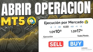 Como ABRIR una OPERACION en Metatrader 5 | Titanes del Trading