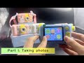 Part 1: How to take pictures and video for X101 ARNSSIEN Kids Camera??