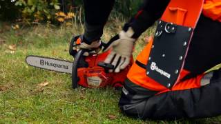 Como verificar a lubrificação da corrente | Dicas Husqvarna