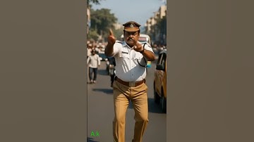 Captain Vijayakanth Sir Traffic Police Officer🚦🚸🛑 Ai Video #trendingshorts #trending #viralvideo #ai