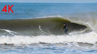 ONE MORNING IN ISRAEL - Surfing 4 Surf Spots / Beach Break & Point / 21.12.18 / 4k Video Big Waves