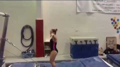 Beam- Punch Front Full Dismount- Lauren Foster