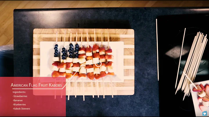 American Flag Fruit Kabobs