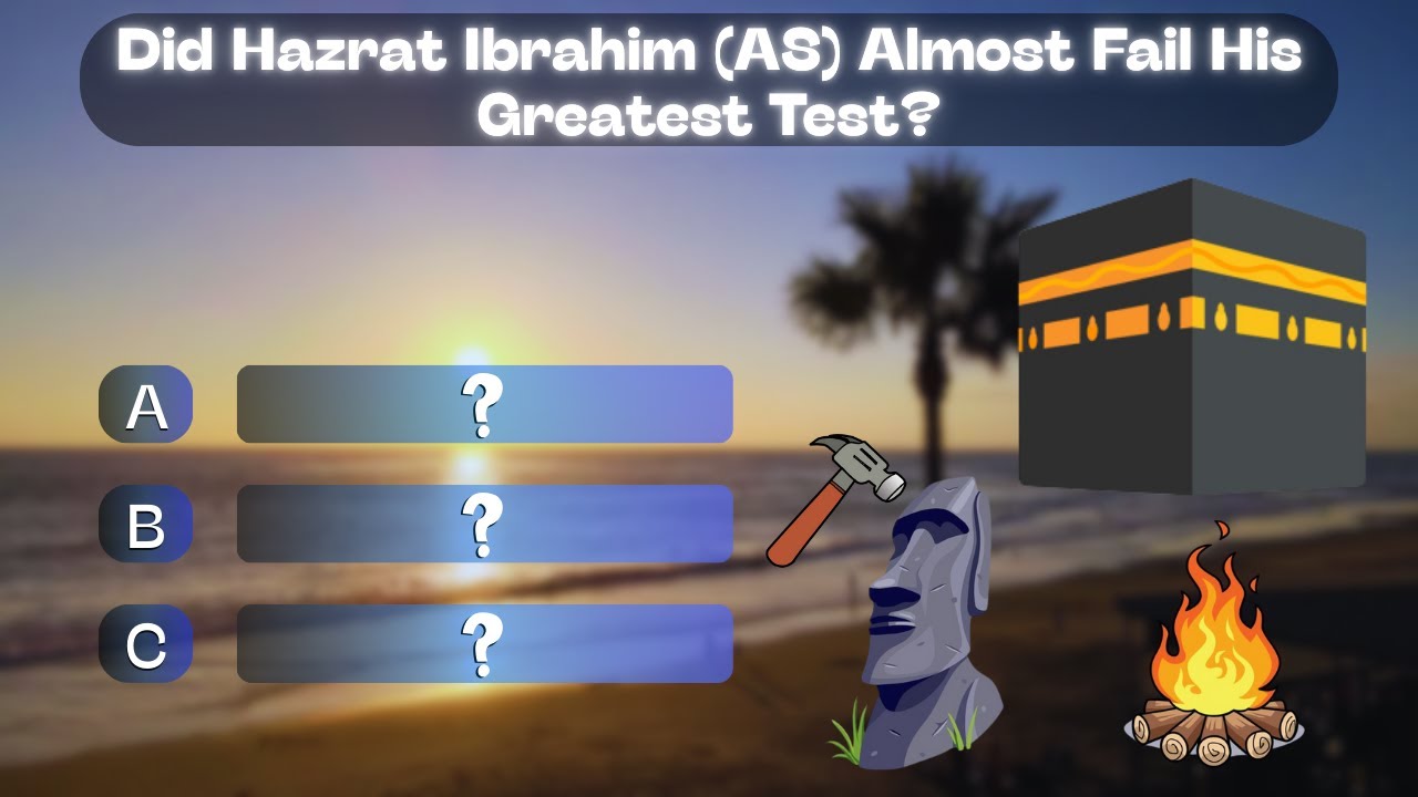 🕋 Quiz on Hazrat Ibrahim AS🌙| General Knowledge Quiz💡 | Islamic Quiz Academy♂️ | Boost Your Emaan ☪️