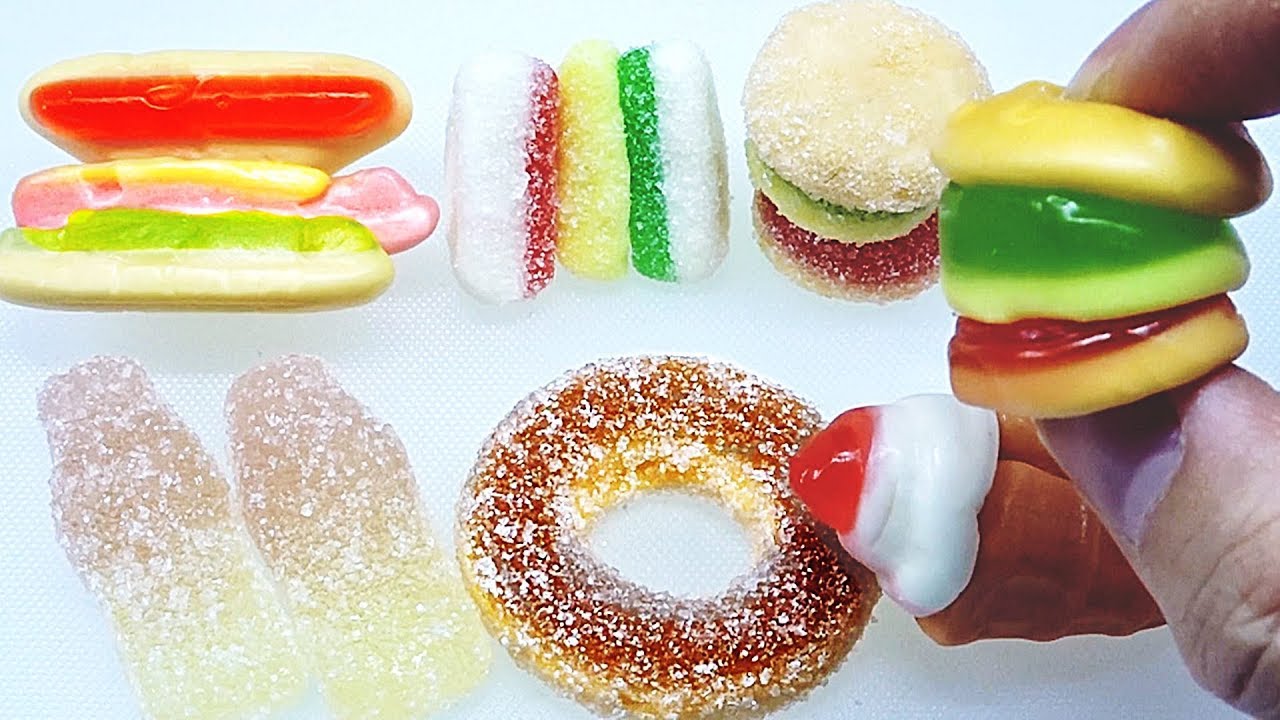 Happy Seven Jelly Learn Fast Food Names YouTube