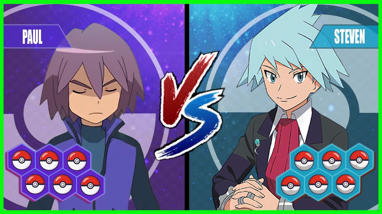 Pokémon Battle Pedia: PAUL Vs. STEVEN