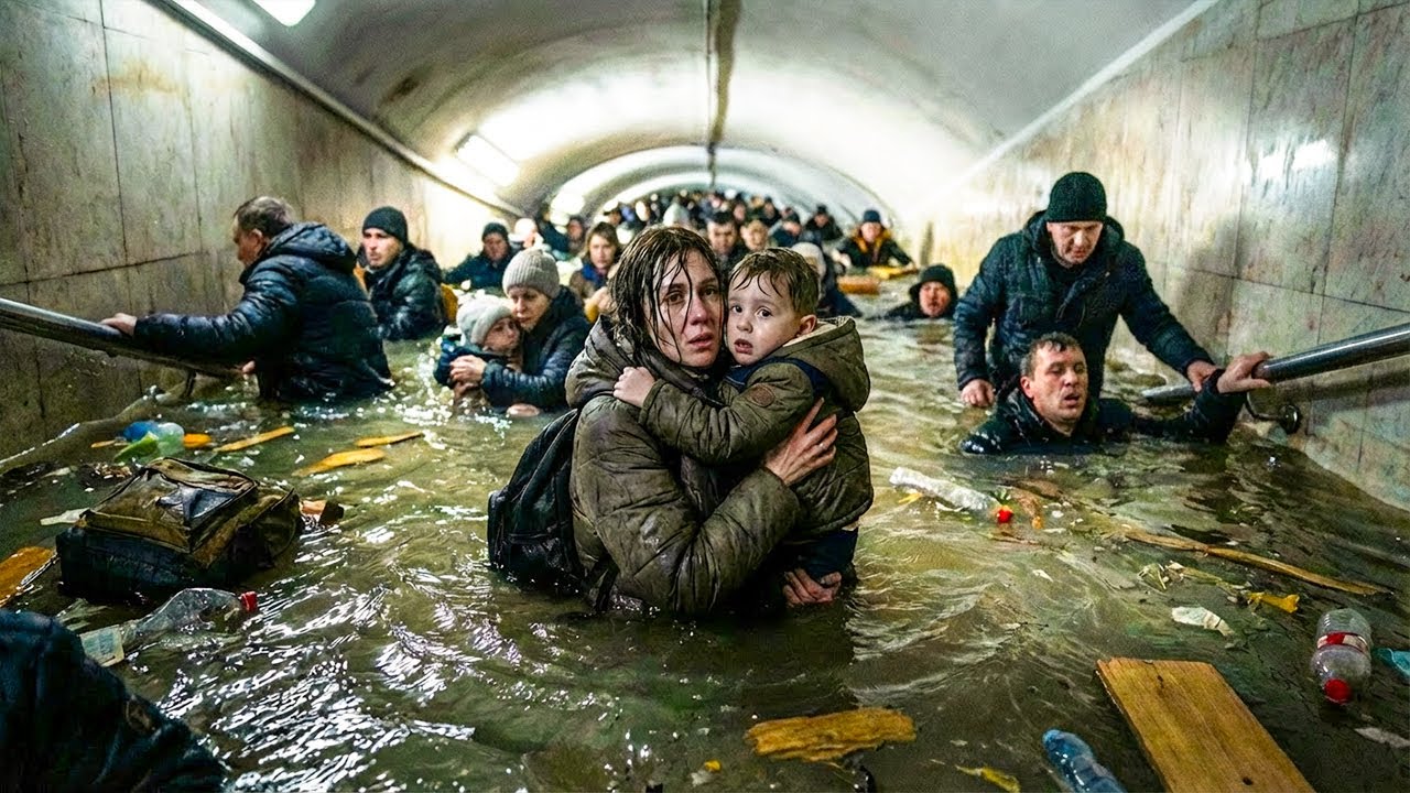 【映画紹介】2013年、モスクワの地下鉄が洪水に見舞われ、3,000人が地下に閉じ込められ、日常の通勤が生存をかけた闘いに変わった。