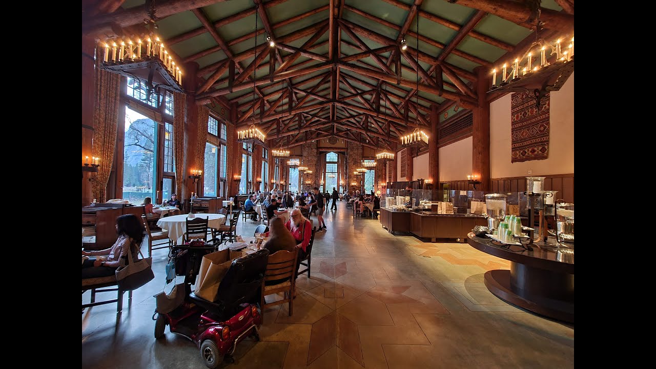 21 04 03 The Yosemite Ahwahnee Hotel Dining Room Is Open At This Time Youtube