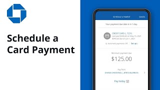 How to Schedule a Credit Card Payment | Chase Mobile® app