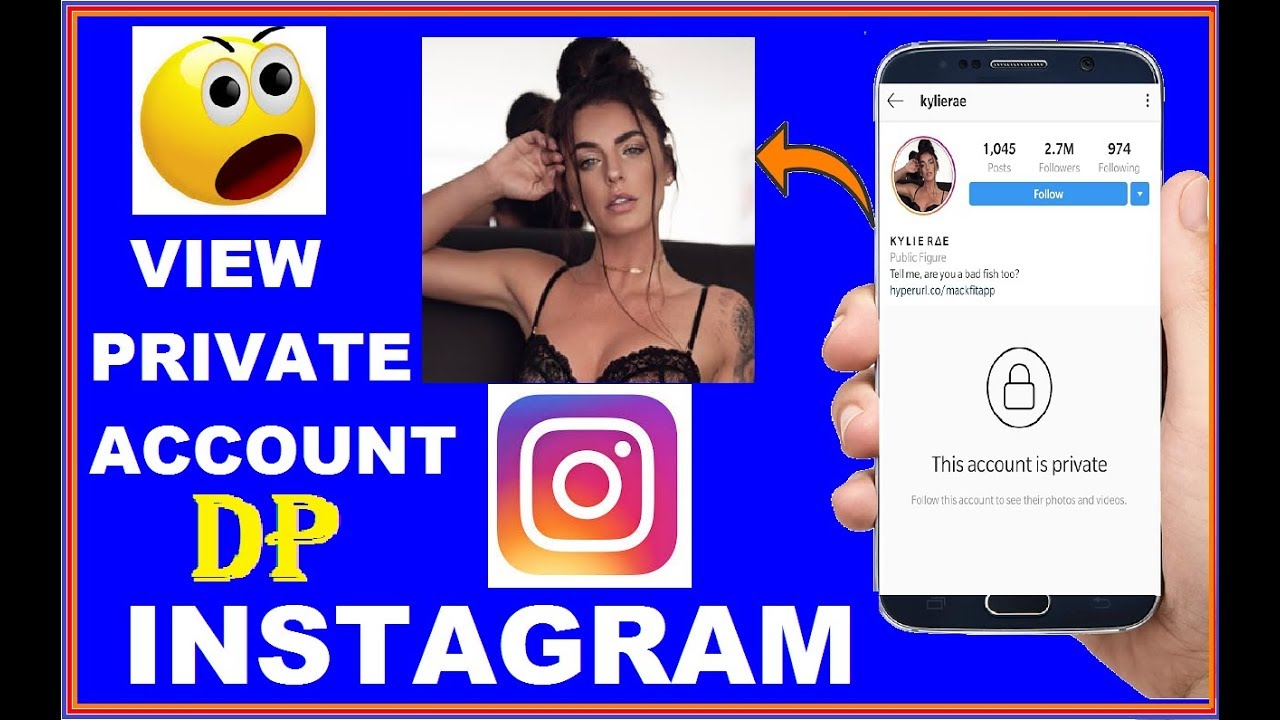 How to see profile photo of private account on instagram