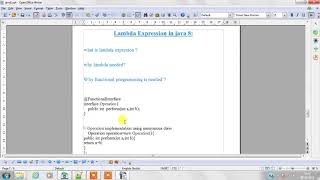 Lambda Expression in java 8