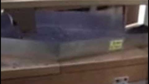 Granulated copper wire separation on small Oliver model 2448 destoner.