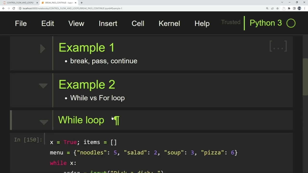 🐍Break, Pass, Continue (Python for Beginners) - Part 12🐍