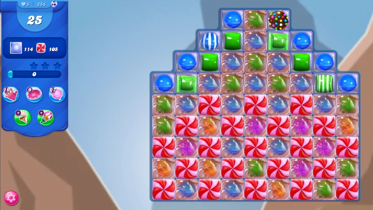 Candy Crush Saga level #255 - YouTube