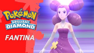 FANTINA - POKEMON BRILLIANT DIAMOND Walkthrough Part 8 - (Nintendo Switch)